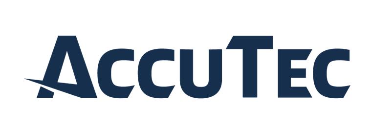 Blue AccuTec logo 