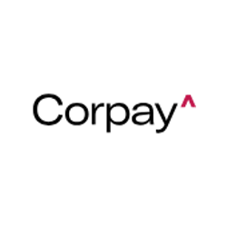 Corpay's black logo 